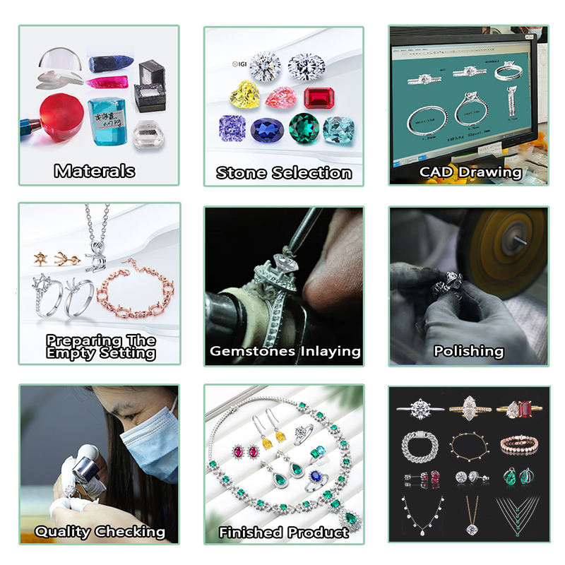 Customized 4 Prongs Push Back Lab Diamond Studs Round DEF VVS VS 5mm Hpht Lab Grown Diamond 18k Solid Gold Stud Earrings