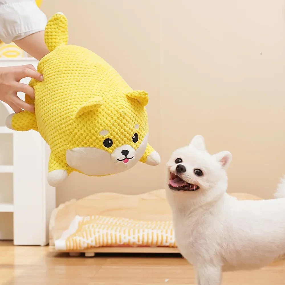 Dog Interactive Toy Piggy Bite Resistant Grinding Teeth Cleaning Large Entertainment Puppy Boredom Pet Plush Toy 250729
