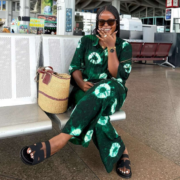 Plus Size Women's Printed Casual Long Sleeve Shirt And Pants Fashionable Two-Piece Set For Women B5