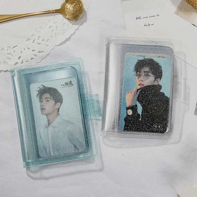 Transparent Photo Album Mini Album Photo Card Train Ticket Card Collection Book Jewelry Card Album Photocards Holder Z250729
