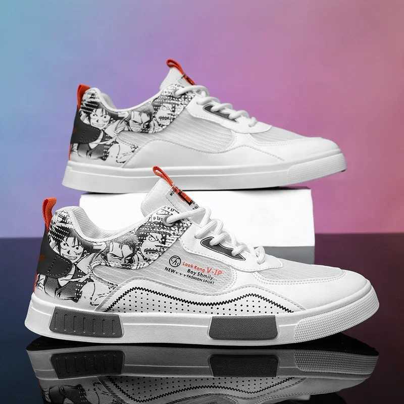 2025 Running Shoes Breathable Cfy Anime Casual Sneakers Men Skateboard Big Size Tennis Mascino Footwear M Y250728