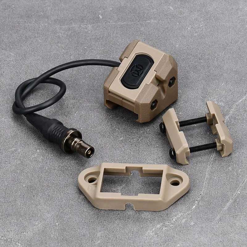 Tactical ModButton Remote Pressure Switch For SF M300 M600 Flashlight Weapon Light DBAL A2 PEQ15 MLok Keymod Airsoft Accessories R250728