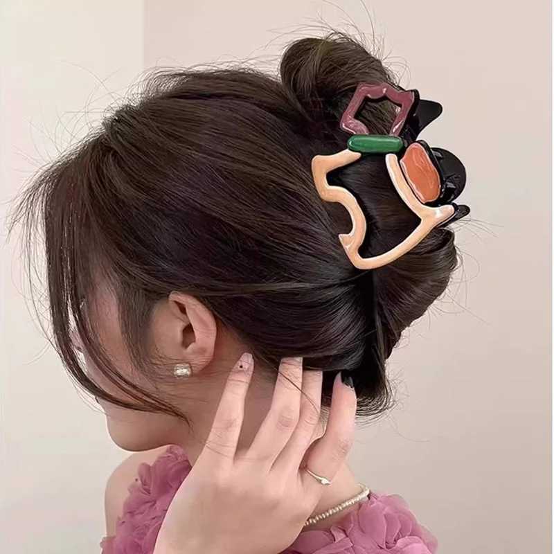 Cute Cartoon Hollow Dog Hair Claw for Women Girls Sweet Hair Ornament Headband Hair Claw Clip Hairpin Fashion Hair Accessories Z250729