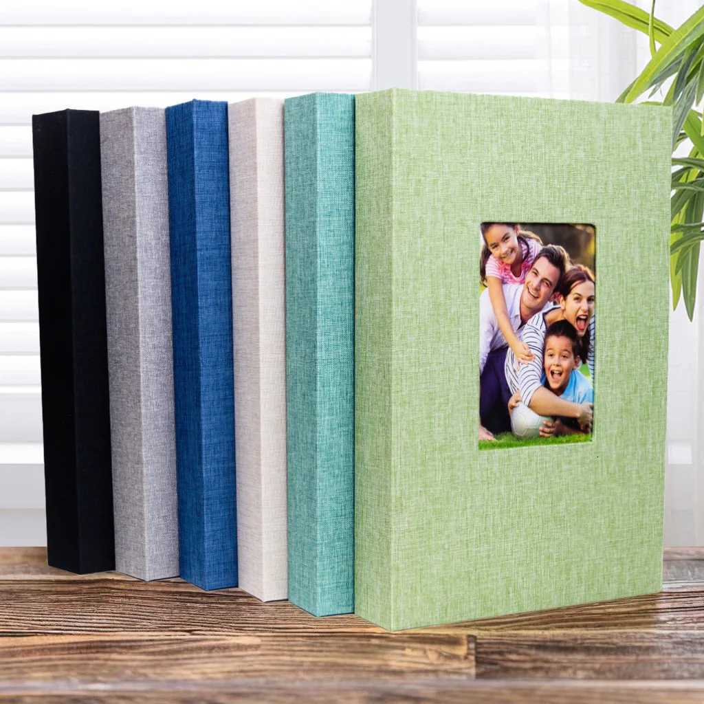 300 Photos of Linen Photo Albums Suitable for 4x6inch Photos Slip-On Picture Albums Suitable for Wedding Baby Family and Anniversary Photo Storage Z25