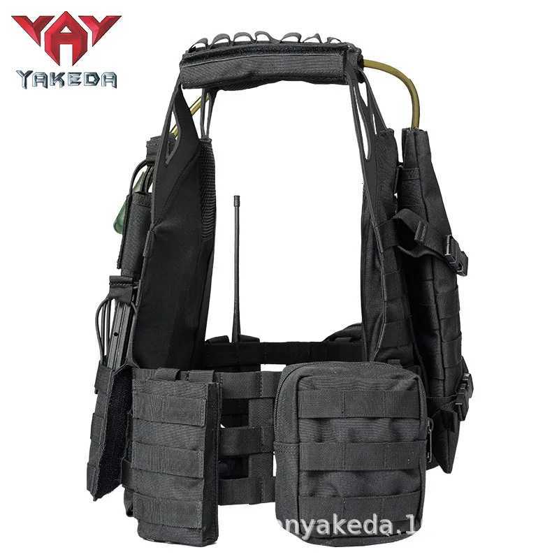 YAKEDA Tactical Training Vest Outdoor CS Combat Vest Wild Survival Adventure Multifunctional vest Camping Equipment Z250728