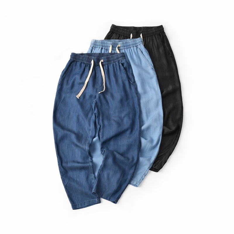 Breathable Mens Lightweight Cotton Sweatpants - Perfect For Daily Wear & Exercise