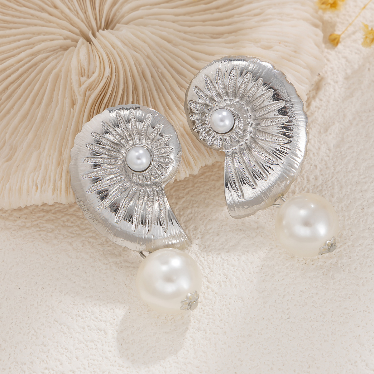 Ocean Vibes Necklace & Piercing Combo - Sparkling Nautical Themed Jewels