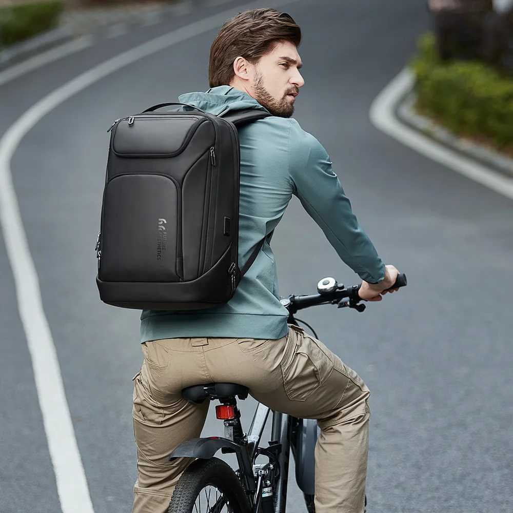 Heroic Knight Business Backpack for Men Waterproof Travel 17.3 Laptop Backpack High Capacity Multifunctional Pack USB Charging S250728