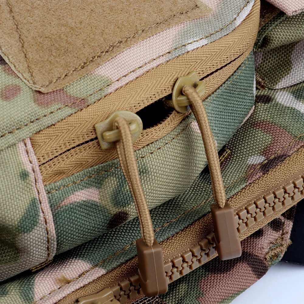 SINAIRSOFT Tactical Pouch Zip-on 2.0 Panel Platform For JPC CPC AVS Vest Vertical And Horizontal GP Magazine Expandable Pocekts Z250728