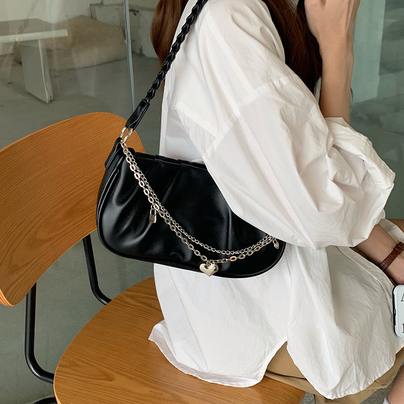 Designer Bag Minimalist Cloud Underarm Bag Niche Design Pleated Luxury Bag Shoulder Bag Women Crossbody Textured Chain Woven Handbag tote bag