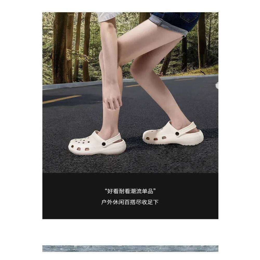 Summer men's women's casual home slippers, sandals, anti slip comfortable soft beach shoes, hiking and fishing shoes