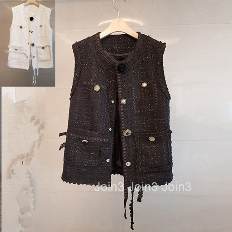 High Street Girls Wear Spring Summer and Autumn Fragrant Milk Vest Coat Womens Fried Street Vest Hot List Man Collection