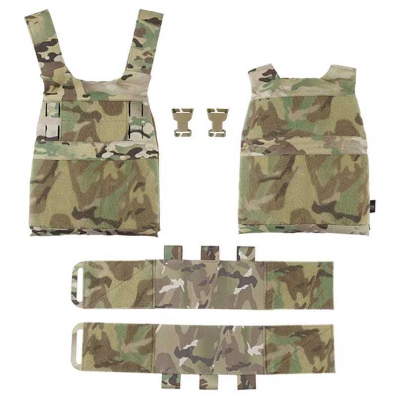 Tactical Low Vis Slick Vest Airsoft Lightweight Plate Carrier FCSK2.0 Vest Gear Quick Release Elastic Cummerbund Vest Z250728