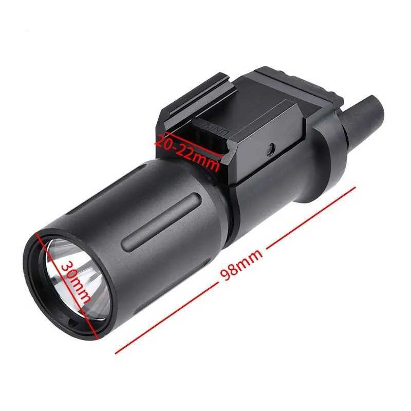 350-PLHv2 Tactical Flashlight 1000 Lumens High Power White Light Outdoor Hunting Weapon Pistol Scout Light for 20mm Rail R250728