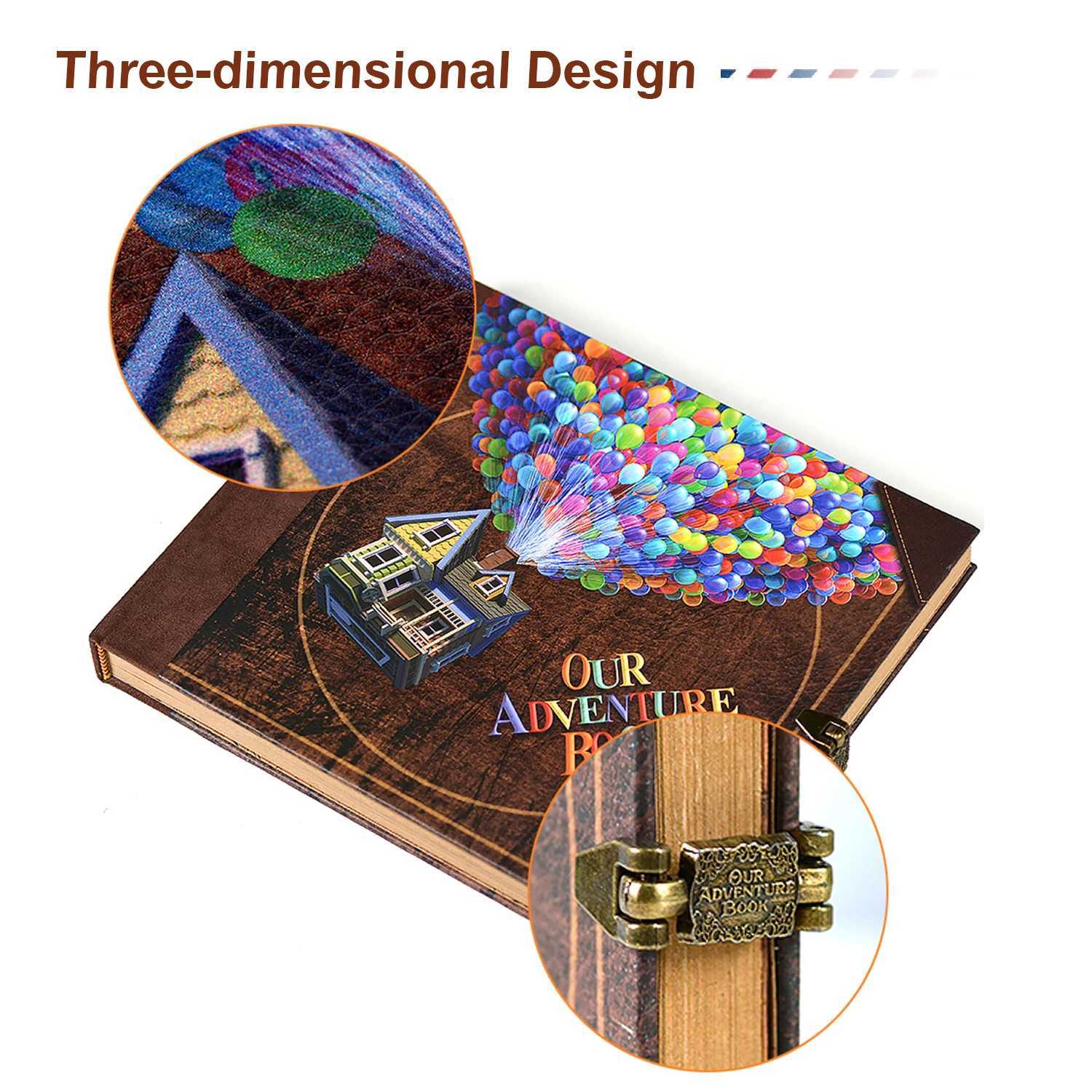 146 Page DIY Handmade Photo Album Scrapbook Our Adventure Book Retro Kraft Album Anniversary Wedding Memory Mothers Day Gift Z250729