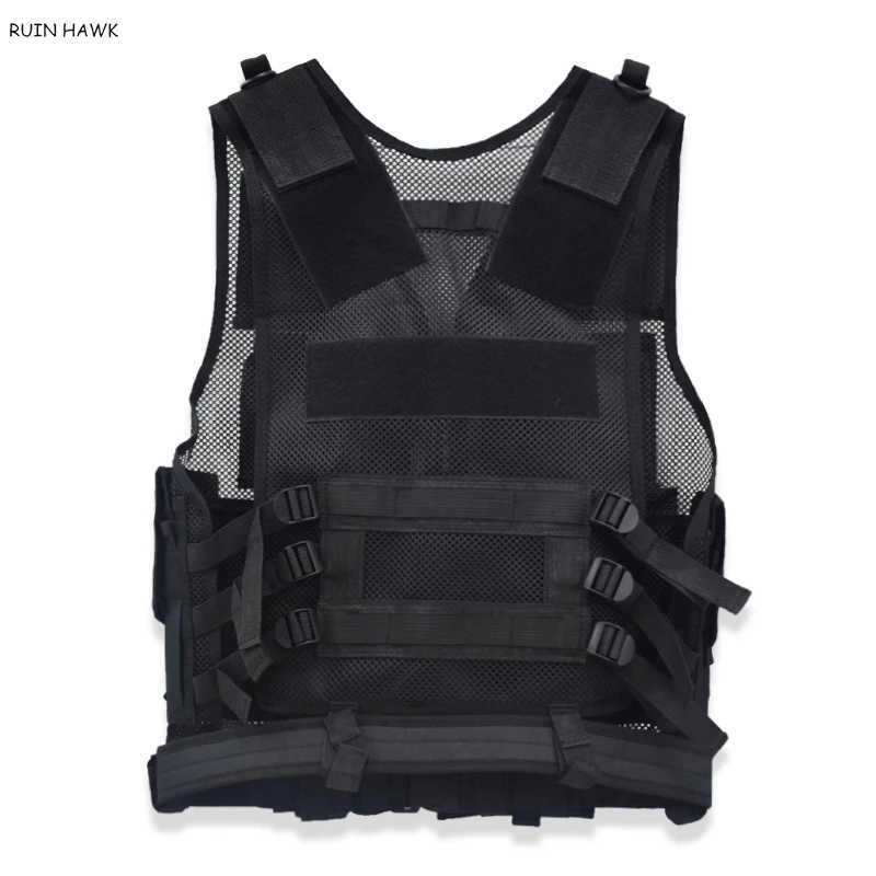Tactical Molle Hunting Clothes Military Airsoft Paintball War Game Body Armor Army Police Armor Vest Z250728