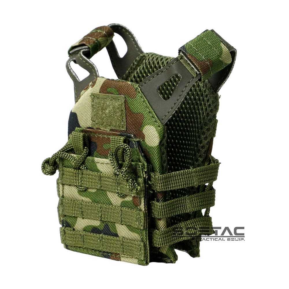 Tactical Mini Molle Vest Adjustable Kitty Camo Doll Plate Carrier Decorative Tactical Gear Lightweight Beer Vest 600D Nylon Z250728