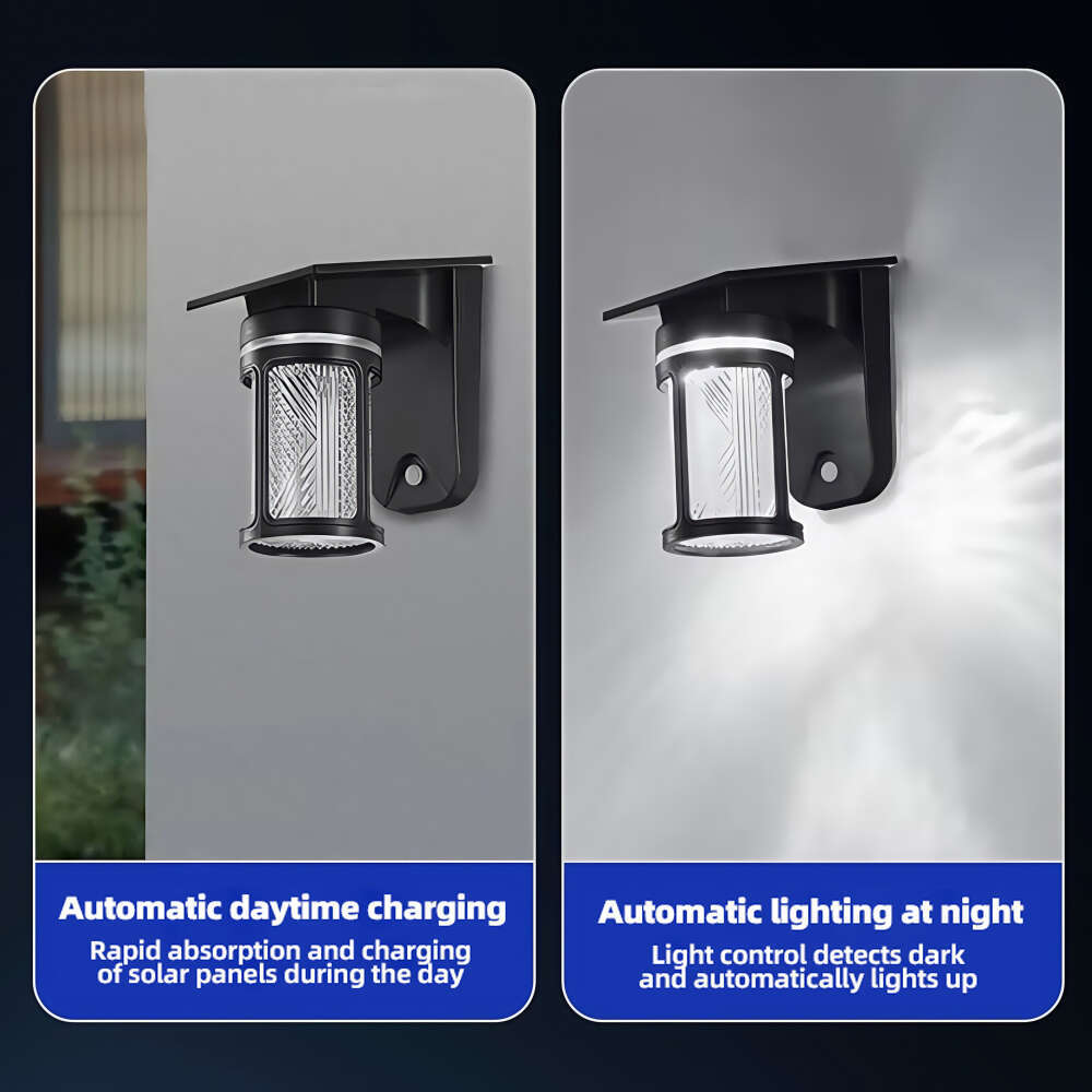 Solar Wall Waterproof Villa Gate Pillar Outdoor Garden Landscape Street Light