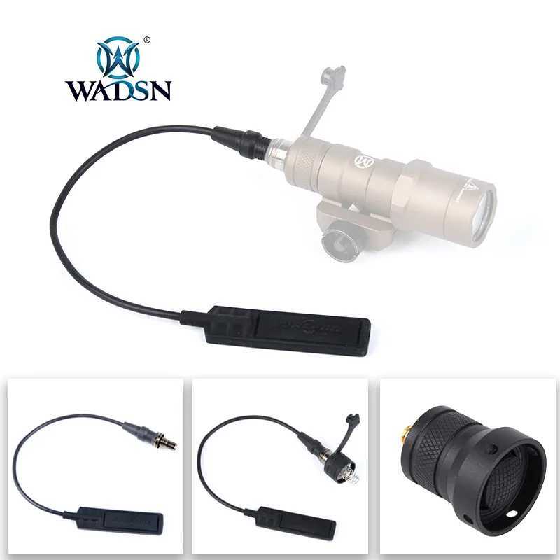 Vadsn Tactical Flashlight Remote Pressure Switch for M300 M600 Series Scout Light Long Switch Button Weapon Accessories XJ250728