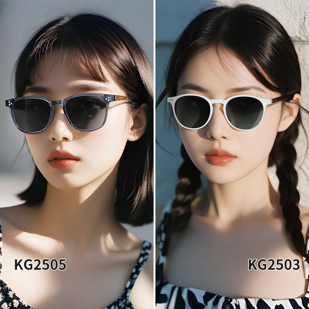 DHsunglasses TR90 KG Series Sunglasses - UV400 Polarized, Trendy Polygon Frame, Punk & Hiphop Style for Men/Women (KG2501-Tortoise)