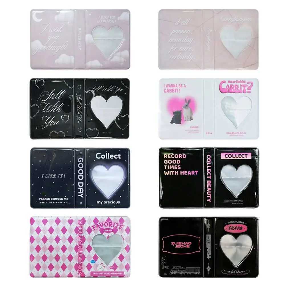 64 Pockets Mini Photo Album Heart Transparent Photocard Holder Mini Photo Album Storage Collect Book Name Card Album From Photo Z250729