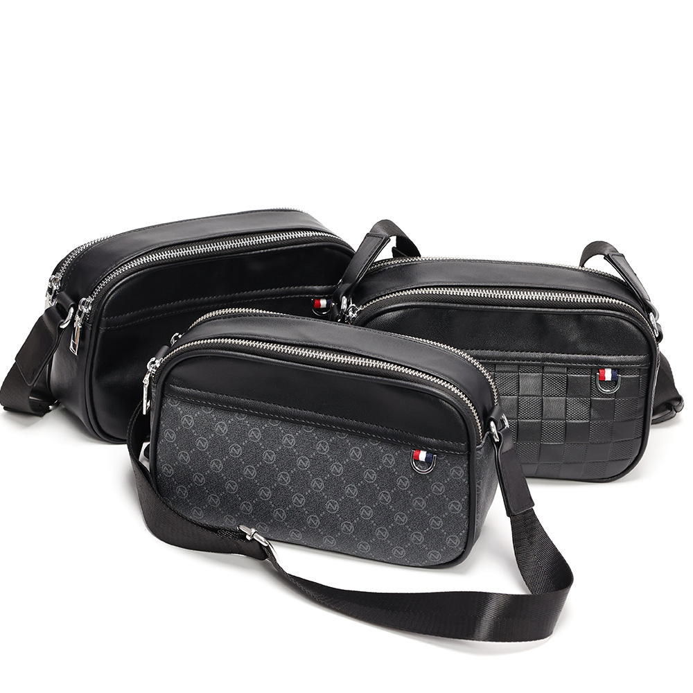 Shoulder bag men casual crossbody bag small square bag commuting multi-function backpack oblique men