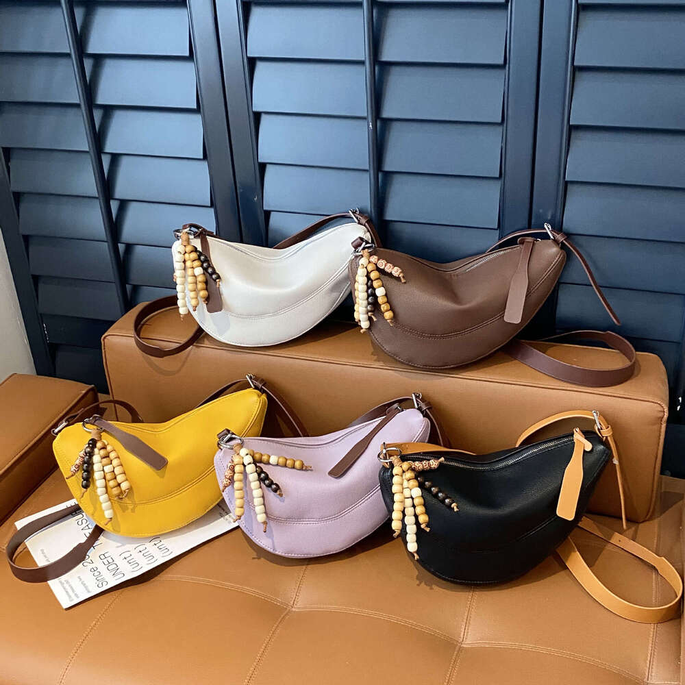 Fashionable High-End Dumpling Korean Style Design Bags Simple Shoulder Niche Underarm Crossbody Women's Bag