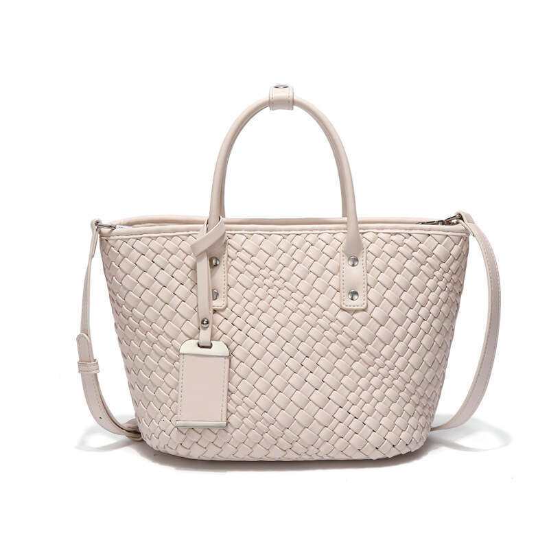 Women Woven Basket Simple Casual Handbag Fashion Versatile Single Shoulder Crossbody Bag