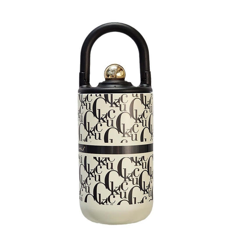 Designer Water Bottle Luxury Crystal Girls Portable Double Wall Vacuum Reusable Coffee Cups Travel Mug Stainless Steel Insulated Thermos Tumbler with 