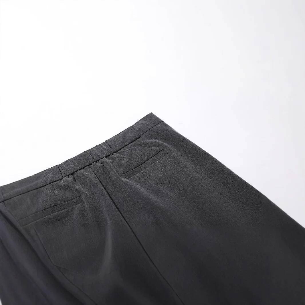 2025 New American Fold Western For Men Spring Autumn Thin Wide Leg Floor Dragging Loose Casual Dress Pants Relaxed Fit