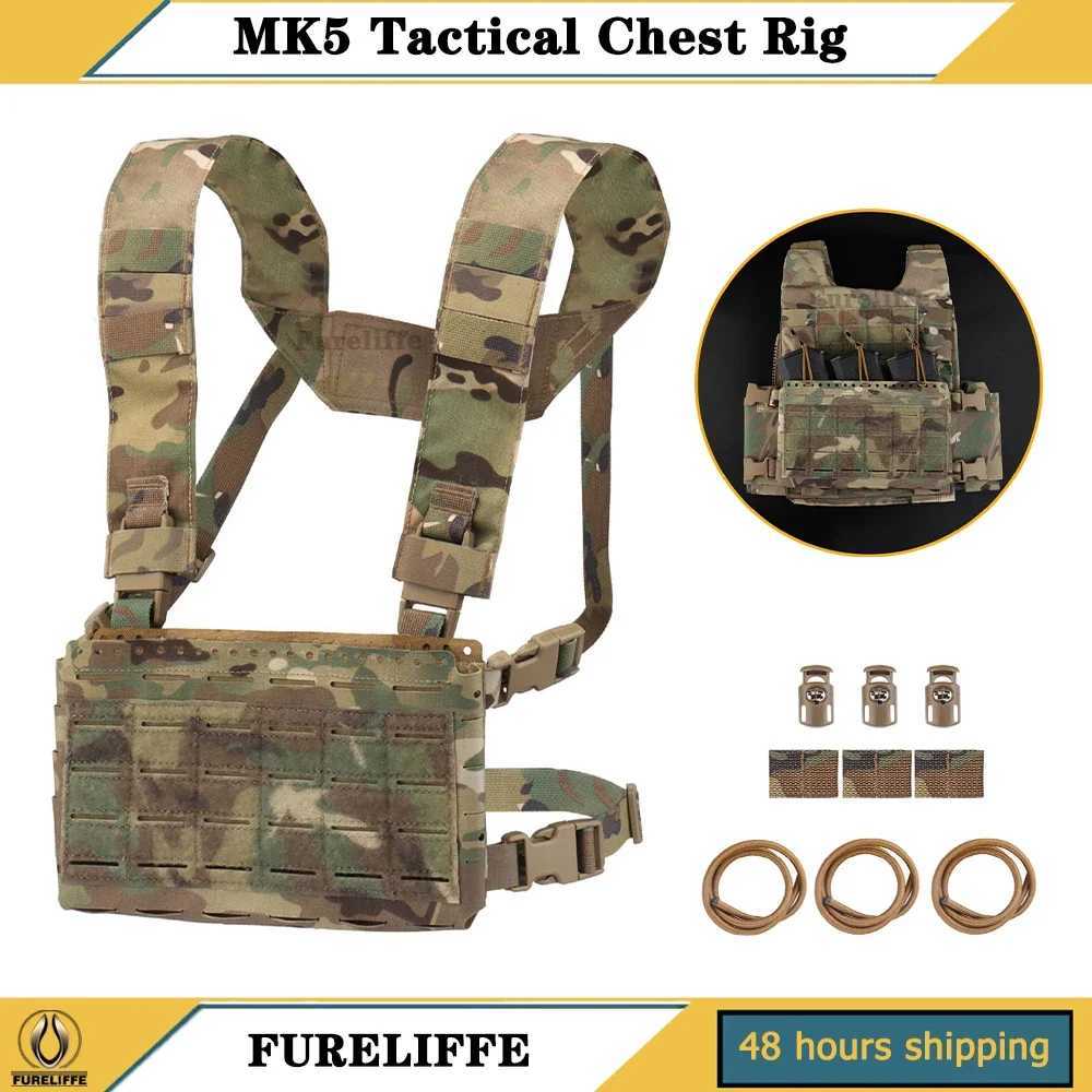 Tactical Chest Rig MK5 Mag Pouch Spiritus Molle System Fight Chassis Front Panel JPC Plate Carrier Airsoft Weapons Survival Gear Z250728