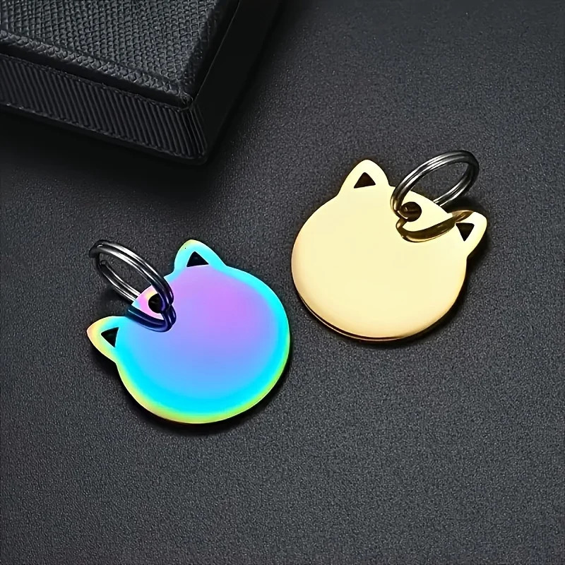 1pc Customizable Pet ID Tag Zinc Alloy Engraved Name Phone Number Durable Dog Cat Tag for Identification 250729