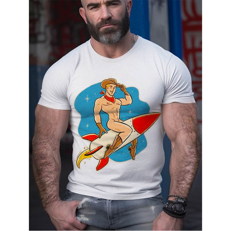 15 color round neck printed T-shirt summer pure cotton casual versatile fashion short sleeved mens top