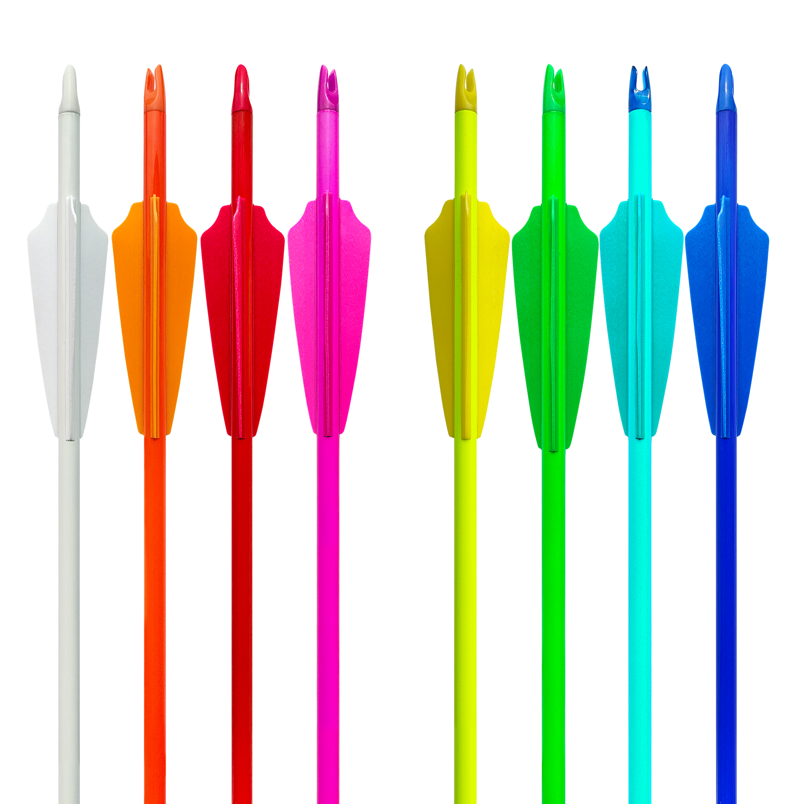 31inch Targeting Arrows Without Arrowheads Spine250-600 Carbon Fiber Archery Arrows 6.2mm Practice Arrows for Recurve Bow and Compound Bow (Pack of 12