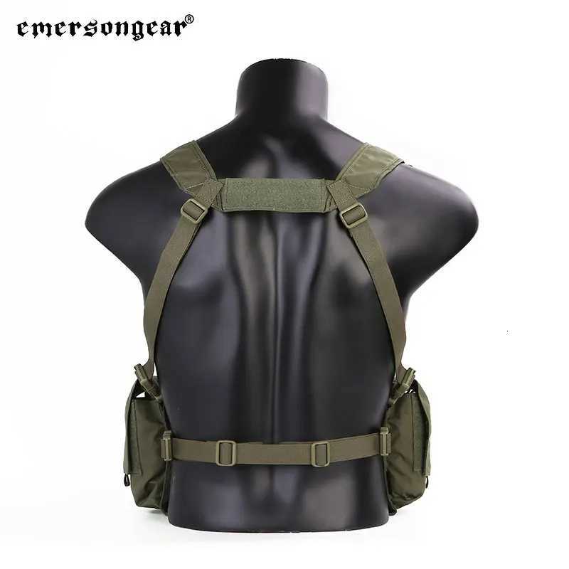Emersongear For MF Style UW IV Chest Rig Lightweight MOLLE Combat Tactical Vest Plate Carrier Outdoor Protective Airsoft Hunting Z250728