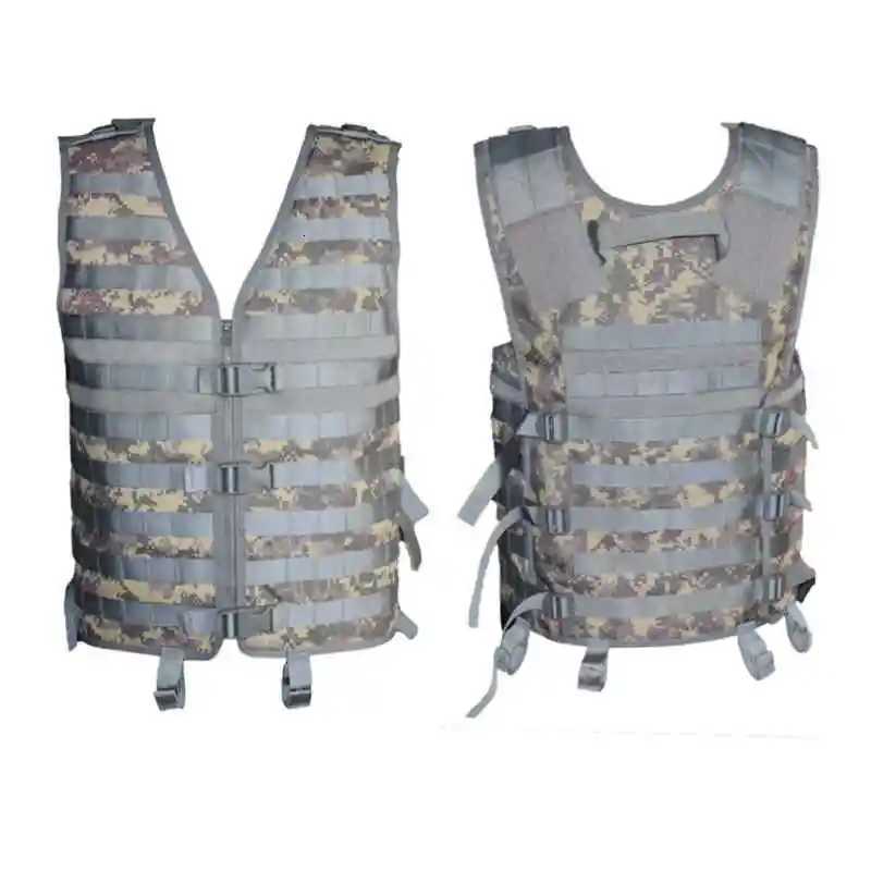 New Mens Molle Tactical Vest Hunting Gear Load Carrier Vest Sport Safety Vest Hunting Fishing with Hydration System Z250728