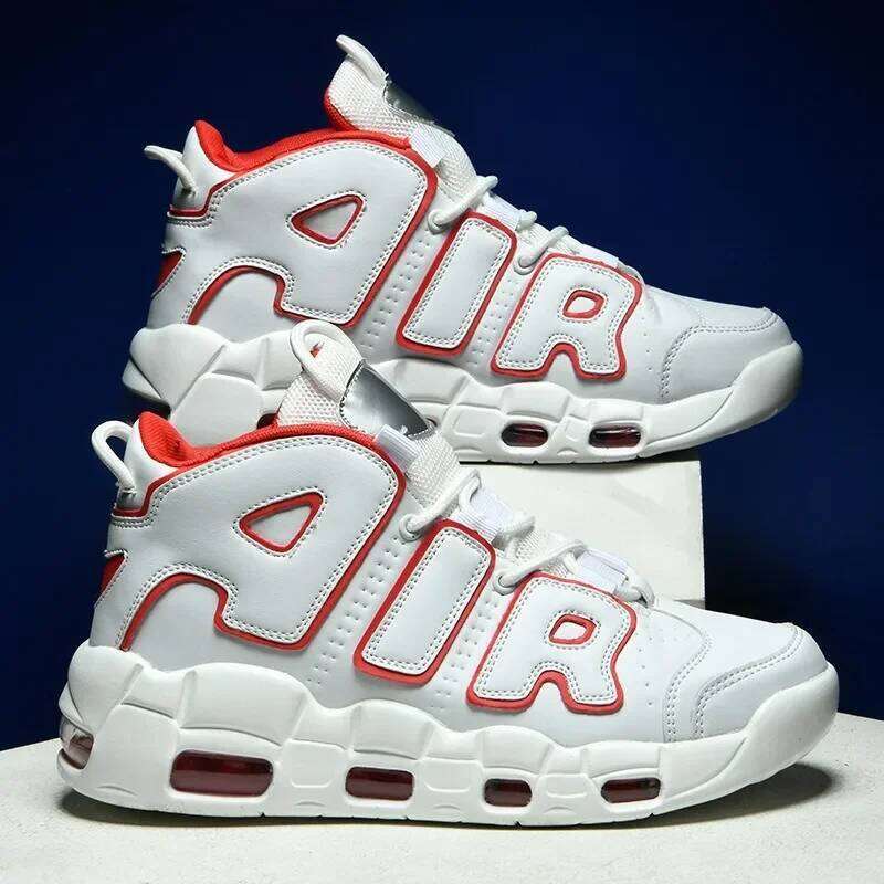 Men's Plus Size Basketball Shocks Absorption AIR Airbag Lightweight Sports Trendy Casual Shoes Polyurethane Sole