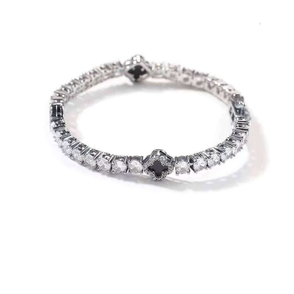 Sier Style Moissanite dia Tennis Bracelets for Men and Women Fashionable Hip-Hop Gifts Wholesale price