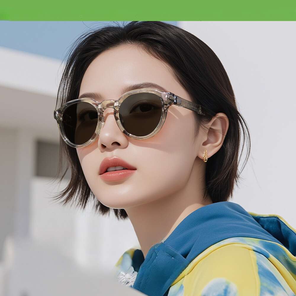 DHcollections 2025 New TR90 Foldable Sunglasses - UV400 Polarized, Travel-Friendly, Fashion Round Frame for Men/Women (6 Colors)