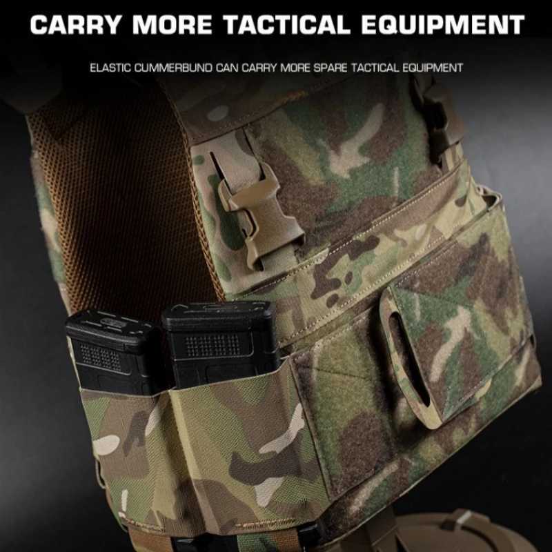 Outdoor FCPC low visibility hunting vest suitable for real people and various outdoor activities Z250728