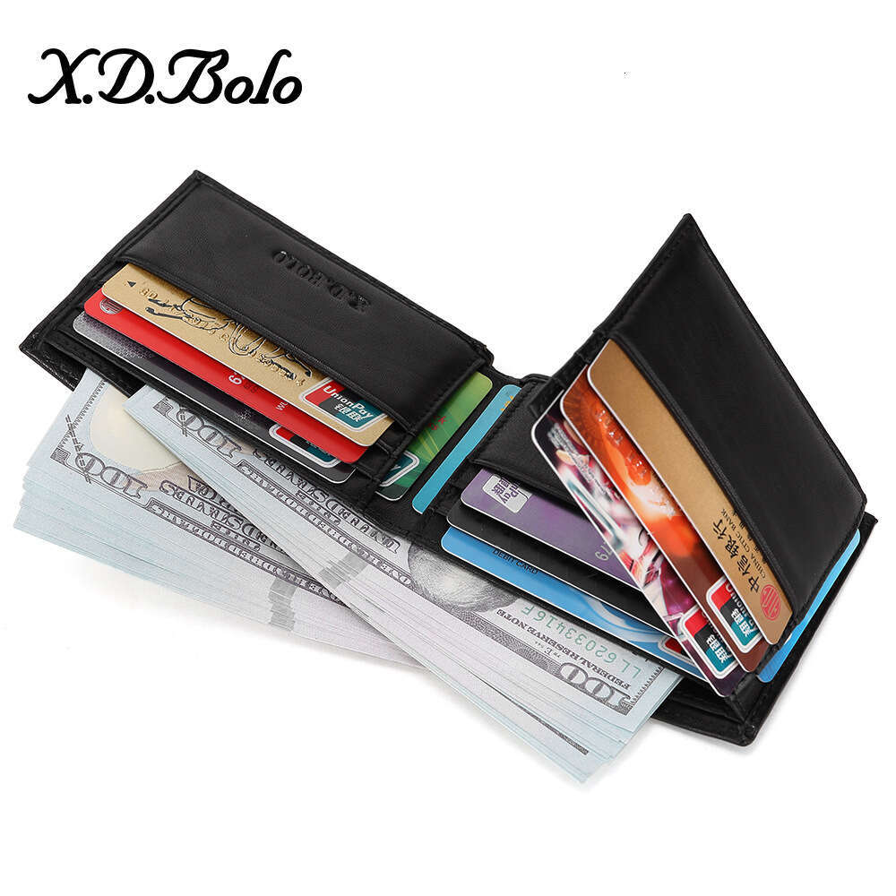 Modern Paul Multi-Card Genuine Men's Wallet Oil Wax Leather Men 70% off Piece designer wallet B5 B5