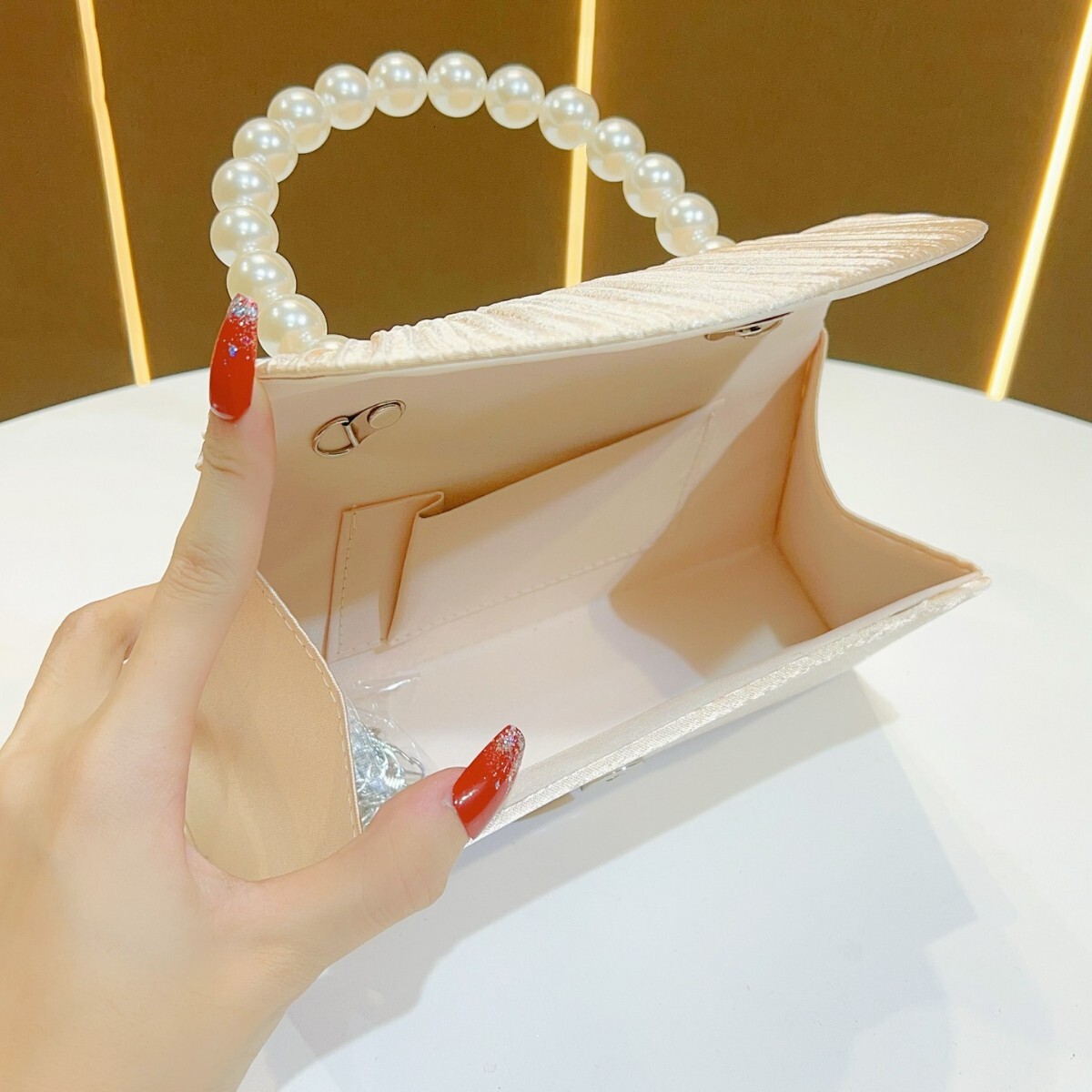 DHAL New Hot-Selling Women's Handbag Fashionable Party Crossbody Clutch Shoulder Evening Bag