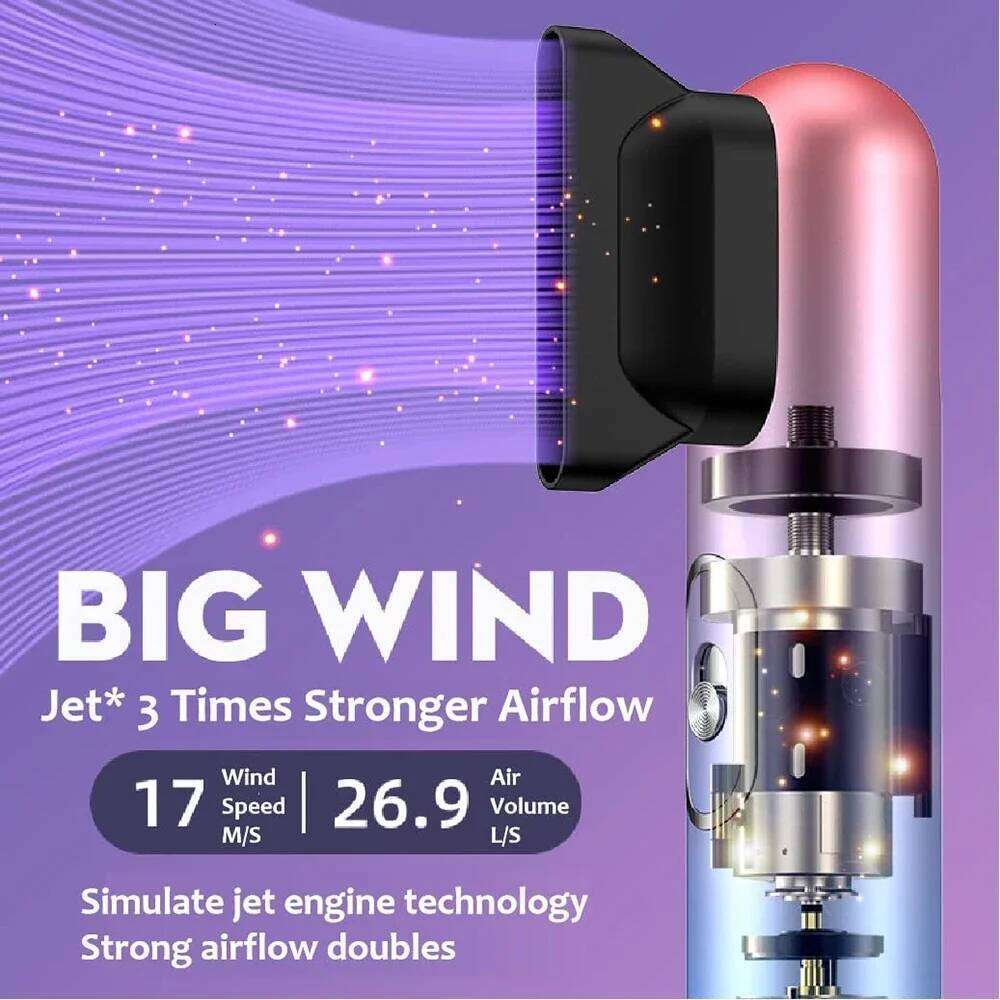 3 In 1 Dryer Hot And Cold Air Blue Light Negative Ion Professional Electric Hair Blow Dryers Home Salon Travel Portable Styler