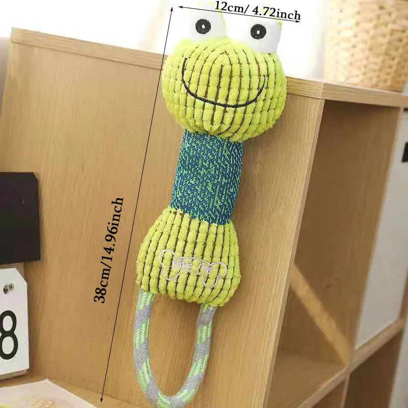 Dog Toy Animals Shape Bite Resistant Squeaky Toys Corduroy for Small and Large Dogs Puppy Pet Training Accessories 250729