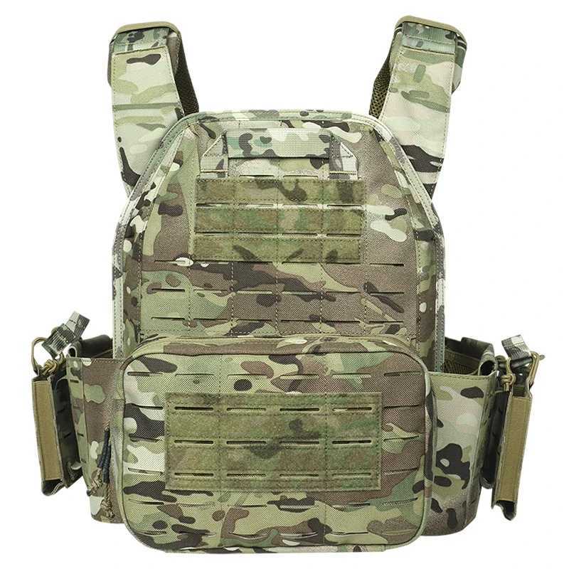 Ranger Green Plate Carrier Tactical Vest With Quick Release Security Molle Chaleco Tactico Bandolier Hunting Vest Tactical Gear Z250728