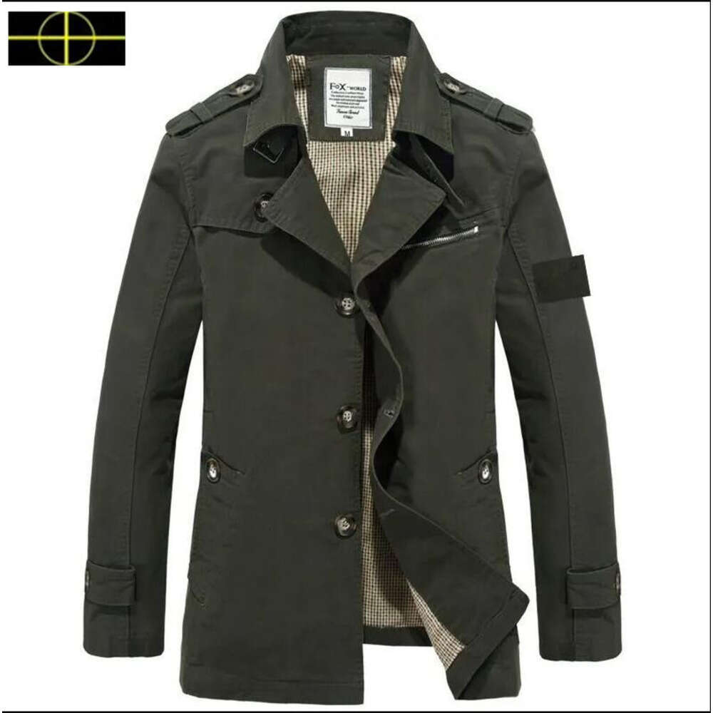Stone Jacket Designer Brand Cargo Topstoney Jumper Islandaly Men Women Pull Stone Hoodie Unisex Embroidered Windbreaker Coat Outdoor Windproof Compass Jacket 7Cc