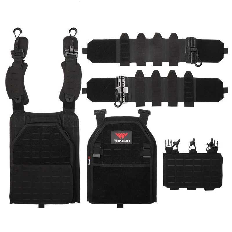Lightweight Quick Release Tactical Vest Laser Cutting Plate Carrier Combat 1000D Molle Chaleco Tactico Tactical Vest Z250728