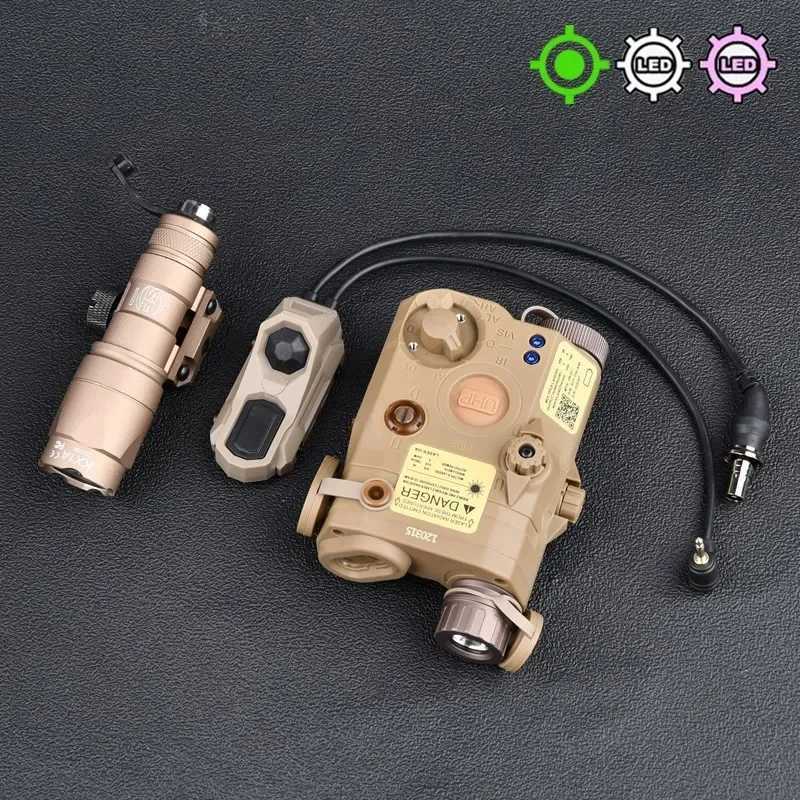 15 Tactical PEQ Red/Green/Blue Laser IR Fill Light SF M300 M600 Hunting Flashlight AXON Remote Switch Airsoft Accessories XJ250728