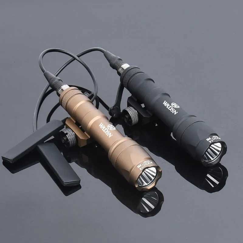 300 SF 300A 600C Flashlight 400lm/600lm White LED Light Fits 20mm Rail Hunting Weapon Airsoft Scout Accessories R250728