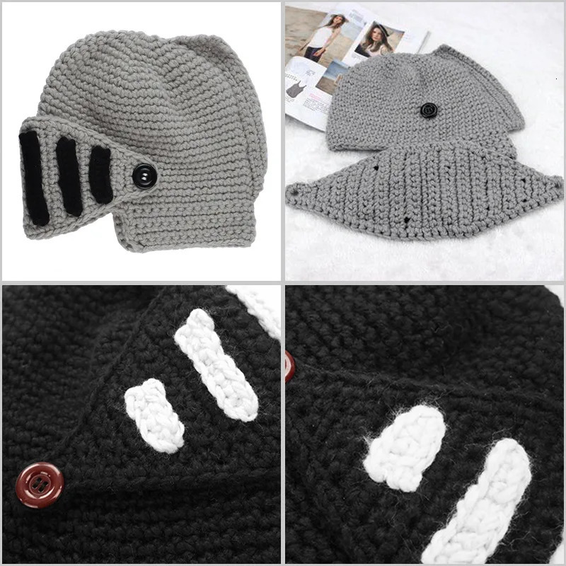 2-in-1 Winter Mask Beanies Hats Warm Knitted Balaclava Hats Windproof Solid Full Face Ski Bonnet Tactical Cycling Earmuffs Cap 250724